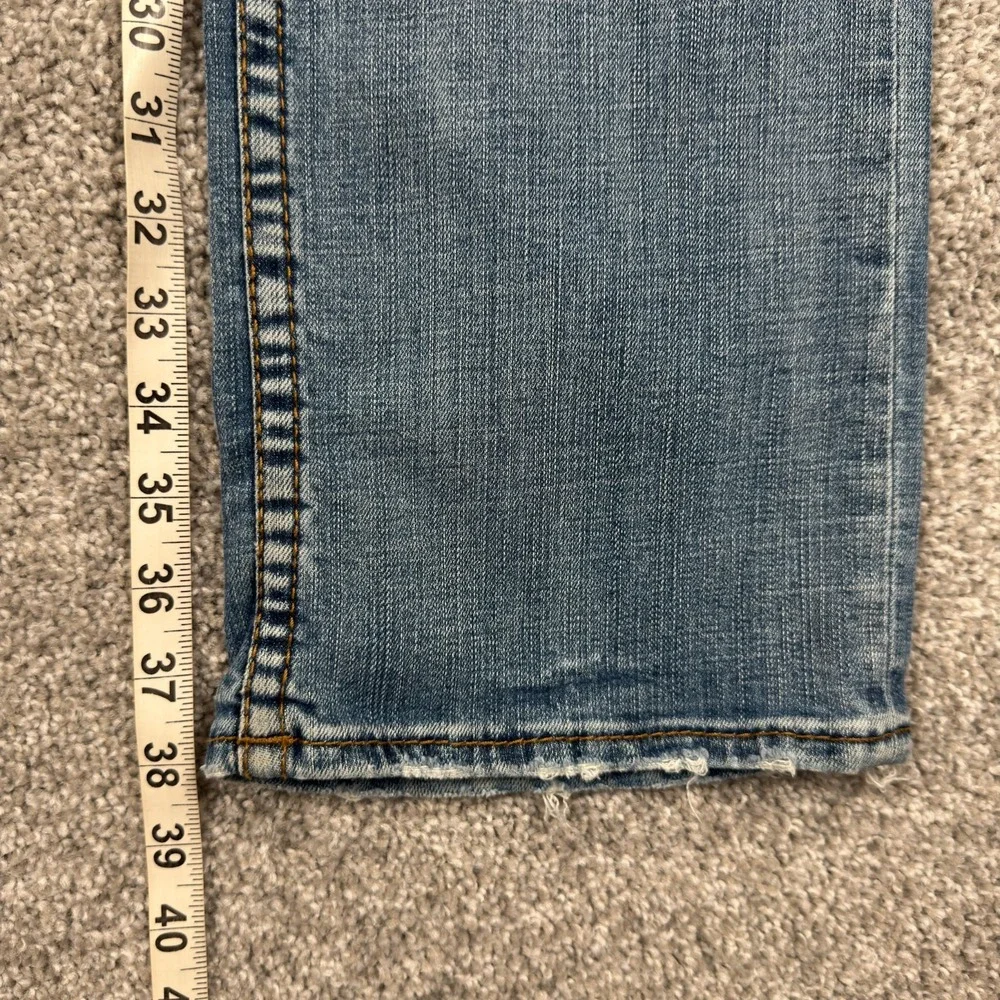 BKE Tyler Jeans Men's 33 XXL Straight Leg Blue Stretch Denim 38 Inseam